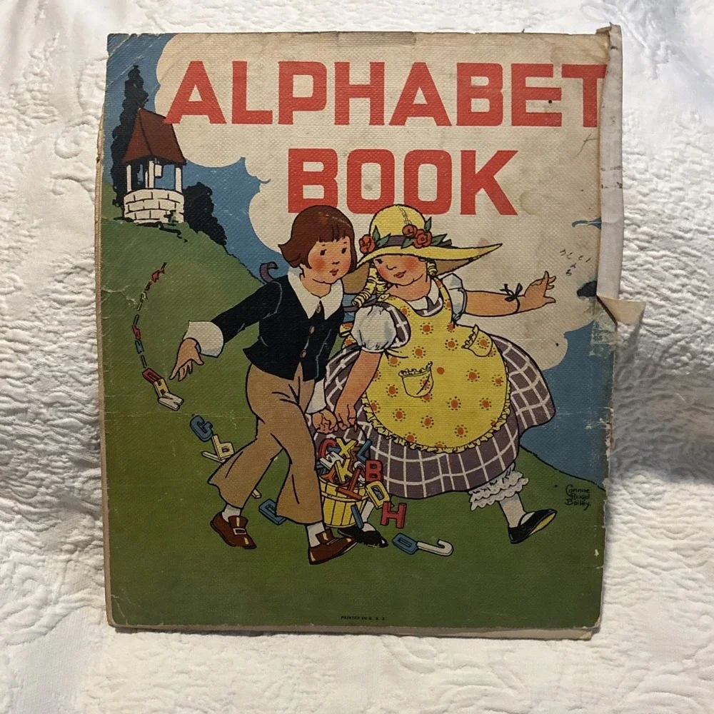 Alphabet Book No. 2108 by Corinne Ringel Bailey, 1934 Saalfield Read